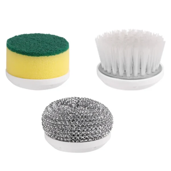 Electric Spin Scrubber USB Rechargeable with 5PCS Brush Heads Kitchen Dishwashing Brush Bathtub Tile Professional Cleaning Brush - Image 11