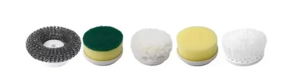 Electric Spin Scrubber,Bathroom Cleaning Brush Power Scrubber with 5 Replaceable Brush Heads, Electric Cleaning Brush - Image 10