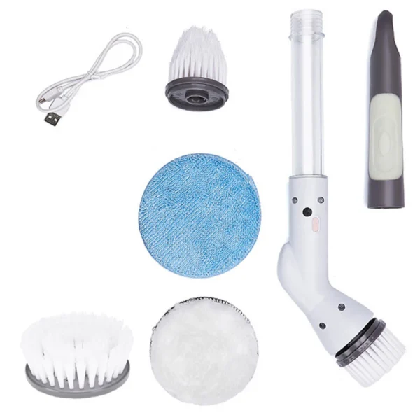Electric Spin Cleaner Electric Spin Scrubber Multipurpose Electric Cleaning Brush Handheld for Shower Bathtub Cars - Image 7