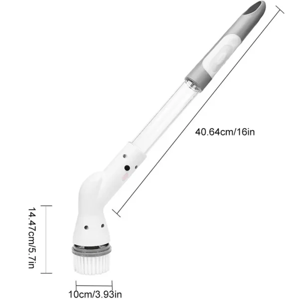 Electric Spin Cleaner Electric Spin Scrubber Multipurpose Electric Cleaning Brush Handheld for Shower Bathtub Cars - Image 4