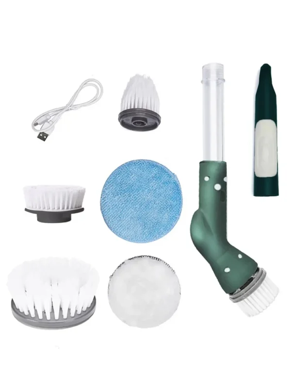 Electric Spin Scrubbers Electric Cleaning Brush Multifunctional Household Wireless Rotatable Cleaning Brush For Bathroom Kitchen - Image 7