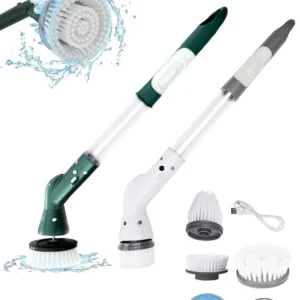 Electric Spin Scrubbers Electric Cleaning Brush Multifunctional Household Wireless Rotatable Cleaning Brush For Bathroom Kitchen