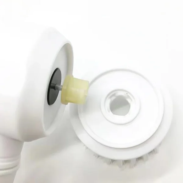 Electric Spin Scrubber,Bathroom Cleaning Brush Power Scrubber with 5 Replaceable Brush Heads, Electric Cleaning Brush - Image 6