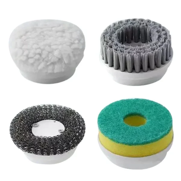 Electric Spin Scrubber USB Rechargeable with 5PCS Brush Heads Kitchen Dishwashing Brush Bathtub Tile Professional Cleaning Brush - Image 9